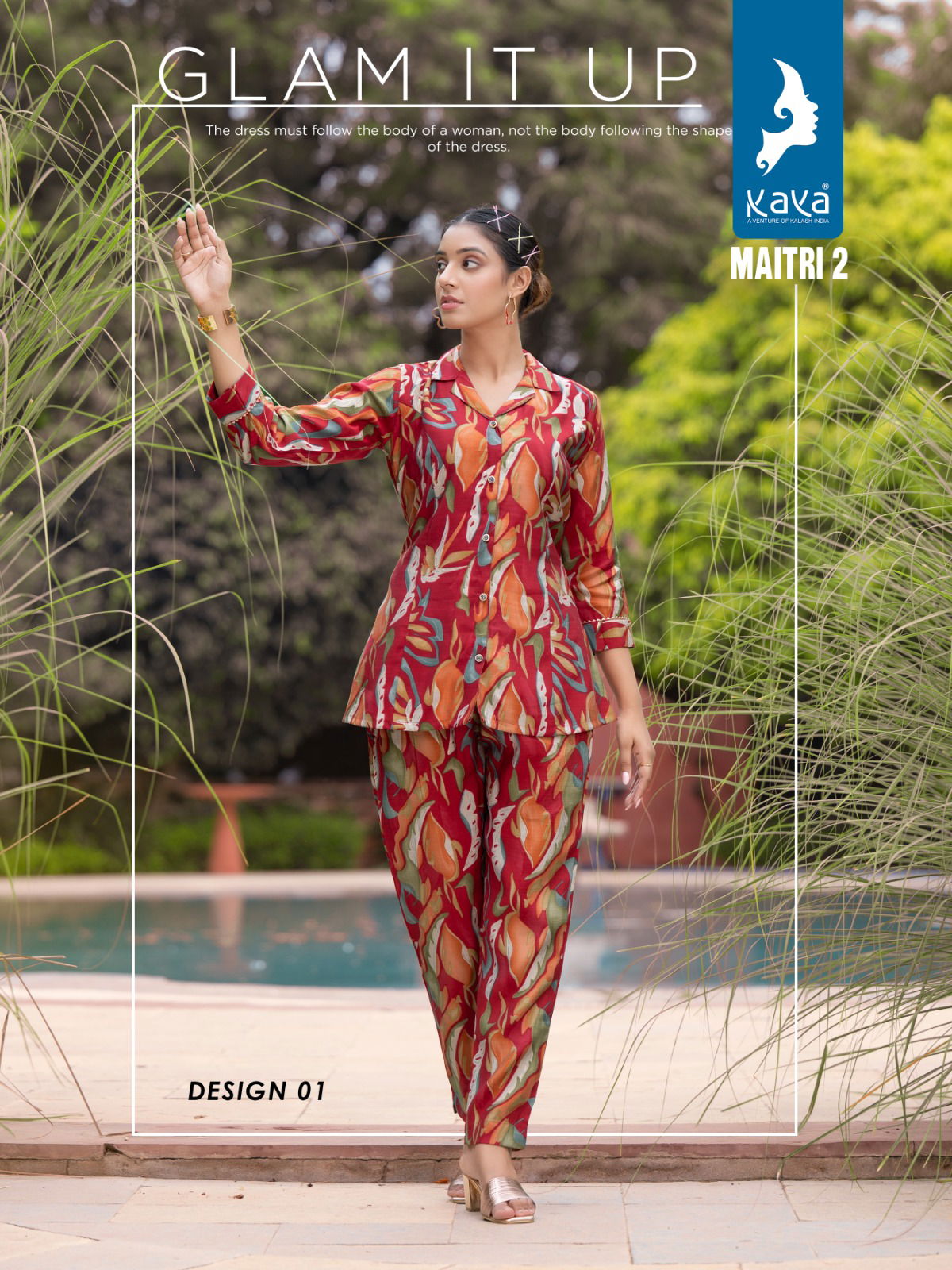 Kaya Maitri Vol 2 Printed Western Cord Set Catalog